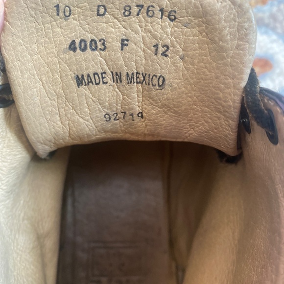 Frye leather boots main image 4